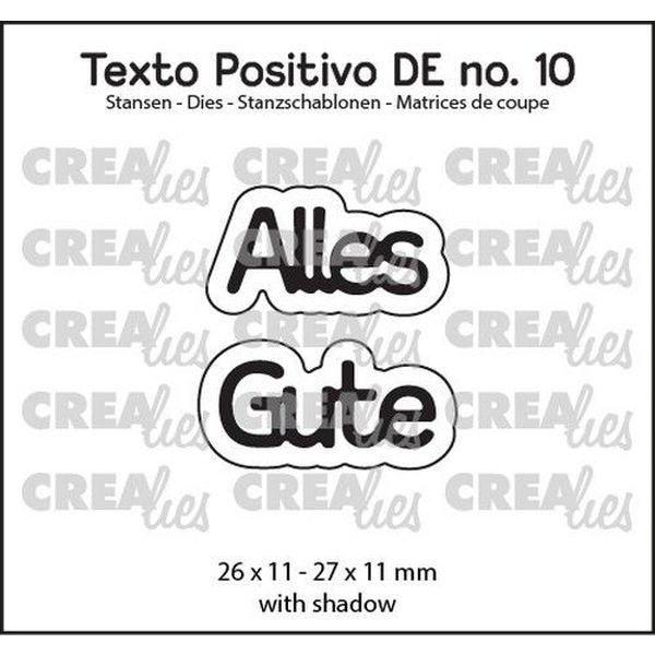 CreaLies Texto Positivo No. 10 DE Alles Gute