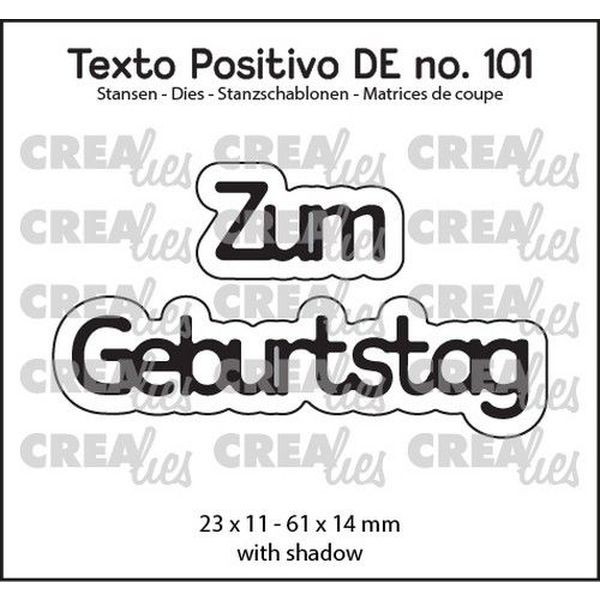 CreaLies Texto Positivo No. 101 DE Zum Geburtstag