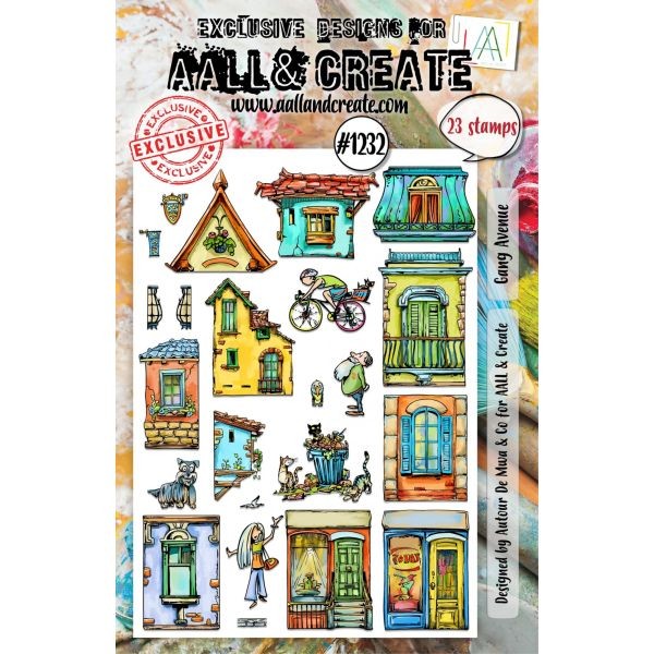 AALL & Create Clearstamps A5 No. 1232 Gang Avenue